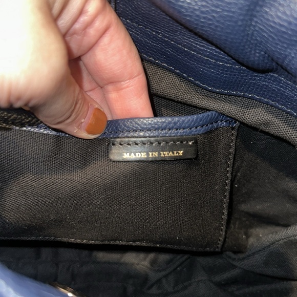 Authentic Burberry Small Bingley Derby House Check Crossbody in Blue 😍 New 😍 - Picture 9 of 17